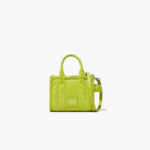 Acid Lime Marc Jacobs Shiny Crinkle Micro Tote | 95FMJCEXO