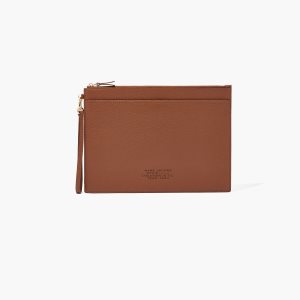 Argan Oil Marc Jacobs Large Leather Wristlet | 19XGJQKVS