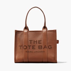 Argan Oil Marc Jacobs Leather Large Tote Bag | 87KSLZBVQ