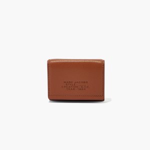 Argan Oil Marc Jacobs Leather Medium Trifold Wallet | 59DCSXUZG