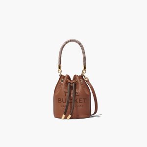 Argan Oil Marc Jacobs Leather Micro Bucket Bag | 05JXVATQC