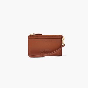 Argan Oil Marc Jacobs Leather Top Zip Wristlet | 46USTAREM