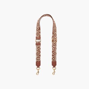 Argan Oil Multi Marc Jacobs Thin Outline Logo Webbing Strap | 18DNGAPTF