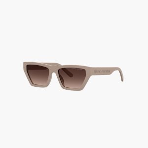 Beige Marc Jacobs Cat Eye Sunglasses | 35TOVXYRK