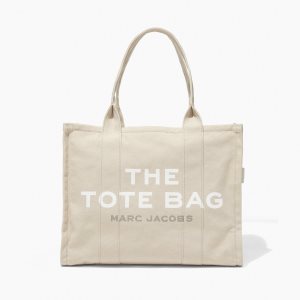 Beige Marc Jacobs Large Tote Bag | 94ZWIYTOC