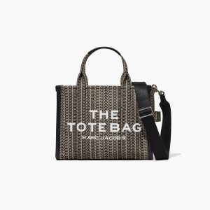 Beige Multi Marc Jacobs Monogram Medium Tote Bag | 10RTYUXVW