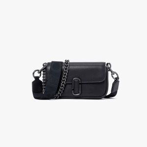 Black/Gunmetal Marc Jacobs J Marc Mini Bag | 35UWSBEKX