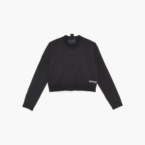 Black Marc Jacobs Cropped Cardigan | 75BXARNEU