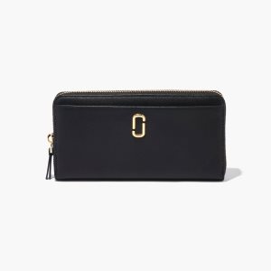 Black Marc Jacobs J Marc Continental Wallet | 74VFRJENU