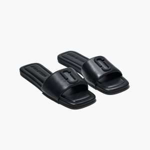 Black Marc Jacobs J Marc Leather Sandal | 15RCBIKZW
