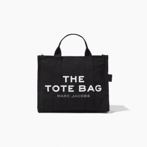 Black Marc Jacobs Medium Tote Bag | 39TEZVQMU