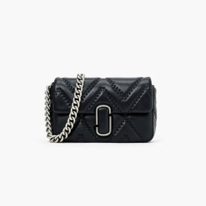 Black Marc Jacobs Quilted Leather J Marc Shoulder Bag | 15RQCSZJO