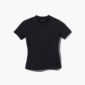 Black Marc Jacobs Scuba T-Shirt | 80ZJUYVDT