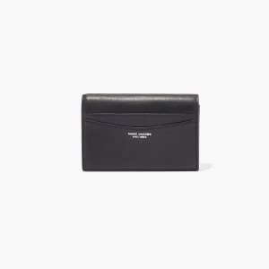 Black Marc Jacobs Slim 84 Bifold Wallet | 95TUPIEQR