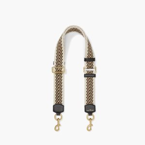 Black Multi Marc Jacobs Arrow Webbing Strap | 69RBPVYZW