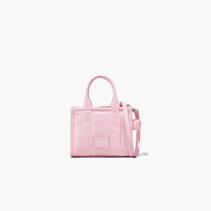 Bubblegum Marc Jacobs Shiny Crinkle Micro Tote | 74HJCWDYA