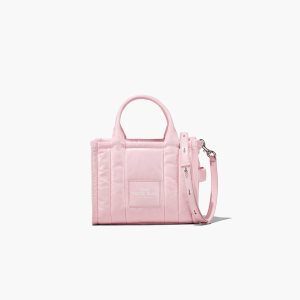 Bubblegum Marc Jacobs Shiny Crinkle Mini Tote | 48CPWDBRS