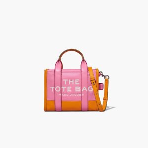 Candy Pink Multi Marc Jacobs Colorblock Mini Tote Bag | 05BUTDMAR