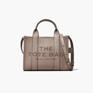 Cement Marc Jacobs Leather Medium Tote Bag | 43SIWRZQA