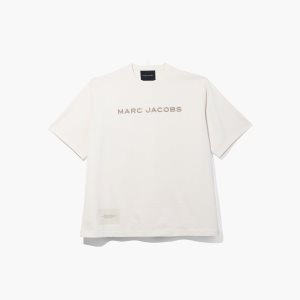 Chalk Marc Jacobs Big T-Shirt | 60PCETGWZ