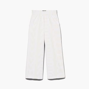 Eggshell/Optic White Marc Jacobs Monogram Oversized Sweatpants | 03YPMFILW