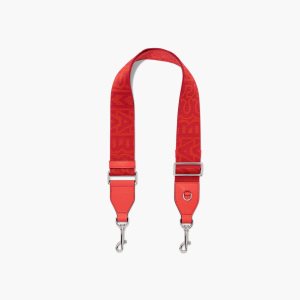 Electric Orange Multi Marc Jacobs Monogram Utility Webbing Strap | 79VTGNQIA