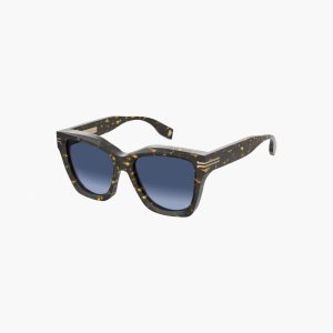 Havana Marc Jacobs Icon Edge Oversized Square Sunglasses | 51GTKZCPO