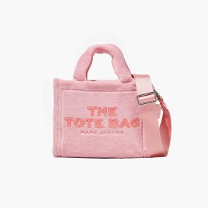 Light Pink Marc Jacobs Terry Medium Tote Bag | 24IKLEBCR