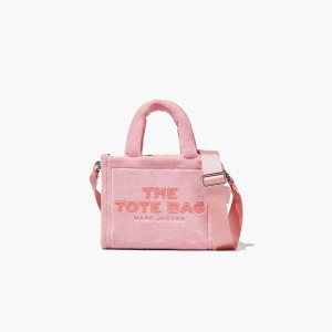 Light Pink Marc Jacobs Terry Mini Tote Bag | 89HYLRIXM