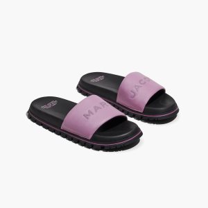 Lilas Marc Jacobs Leather Slide | 62TCHXLOY