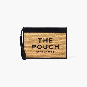 Natural Marc Jacobs Woven Large Wristlet | 26DGIYULO