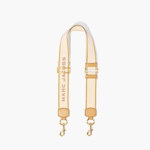 Neutral Multi Marc Jacobs Logo Webbing Strap | 48XAFMPNS