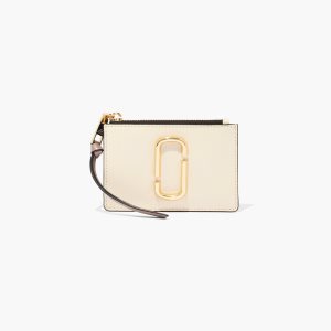 New Cloud White Multi Marc Jacobs Snapshot Top Zip Multi Wallet | 60NGPAKXU