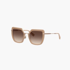 Nude/Gold Marc Jacobs Icon Oversized Butterfly Sunglasses | 53HNFCRZP