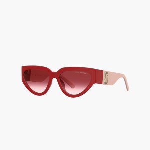 Red Marc Jacobs J Marc Cat Eye Sunglasses | 13MNBVXTQ