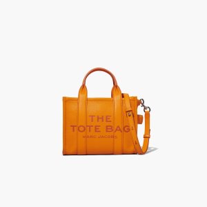 Scorched Marc Jacobs Leather Mini Tote Bag | 04CRHLWFZ