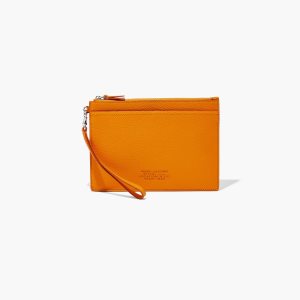 Scorched Marc Jacobs Leather Small Wristlet | 23RAZFUBE