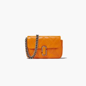 Scorched Marc Jacobs Quilted Leather J Marc Mini Bag | 56JIOYGXZ