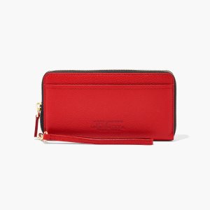 True Red Marc Jacobs Leather Continental Wallet | 98RAJNCOV