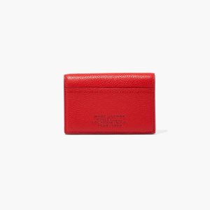 True Red Marc Jacobs Leather Small Bifold Wallet | 01RHVSPTA